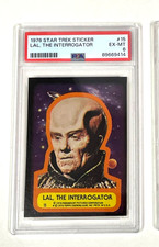 Vintage 1976 Star Trek sticker # 15 LaL, The Interrogator, PSA 6, Combine picture