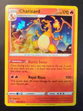 Charizard 025/185 Cracked Ice Holo Rare Vivid Voltage Pokemon TCG 2020 picture
