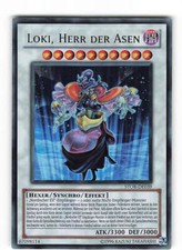 Yugioh LOKI, LORD OF THE ASES, stor-en039 Ultra Rare German Excellent  picture