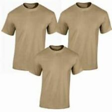 Military Surplus Moisture Wicking Desert Sand Preowned T Shirts...3 Pack..Large picture
