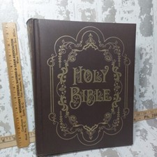 1970 Holy Bible King James Family Record Edition Red Letter Fireside Large CLEAN picture