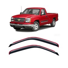 in-Channel Rain Guards for 1999-2007 Chevy Silverado & GMC Sierra 1500 Standa... picture