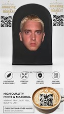 New Eminem Slim Shady Mesh Face Mask See-Through Breathable Cosplay Costume Rave picture
