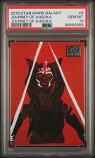 2018 TOPPS STAR WARS GALAXY JOURNEY OF AHSOKA #5 JOURNEY OF AHSOKA PSA 10 picture