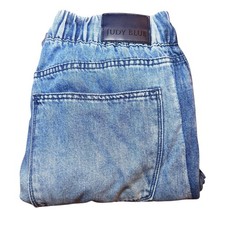 Judy Blue High Waist Wilhelmina Drawstring Jeans Womens 0/24 Pull On Wide Leg picture