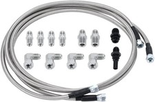 6AN Transmission Fluid Oil Cooler Hose Line Kit GM Chevy 4L80E TH350 TH400 700R4 picture