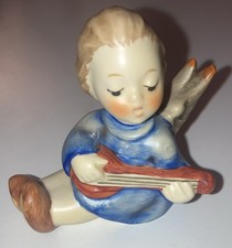 Vintage 1996 Hummel Goebel #238A  Angel w/ Lute 2 3/8” Signed Germany picture