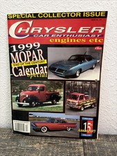 Vintage 1999 Chrysler Car Enthusiast Magazine Mopar Calendar Special No. 154 picture