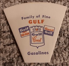 Vintage 1951 Gulf Crest Super No Nox Gas & Oil Service Station Unused Paper Cup picture