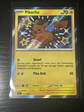 Pikachu 131/091 Pokemon EN Paldean Fates Shiny Vault Rare Holo picture