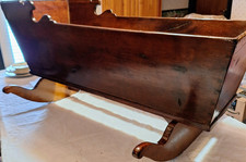 Antique Wooden Rocking Baby Cradle  picture