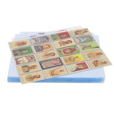 New 15 PK - BCW LaserWeld 20 Pocket Tobacco Card Pages Sheet Protector 3 Ring picture