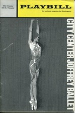 Robert Joffrey Gerald Arpino City Center Joffrey Ballet Dance 1972 Playbill picture