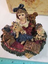 Boyds Bears Resin KELLY & CO BEAR COLLECTOR Limited Edition Dollstone 3542 Xxe picture