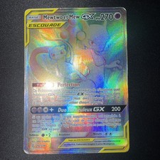 Pokemon Card Mewtwo & Mew GX Tag Team Rainbow 242/236 🇫🇷  picture