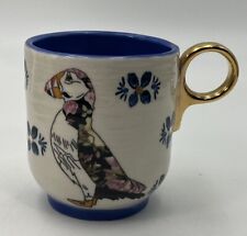 Anthropologie Plumology Series Puffin Lee Page Hanson Gold Handle picture
