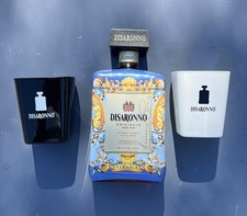 Disaronno Wears Versace Limited Edition 750ML BOTTLE w/ Set of Cocktail Glasses picture