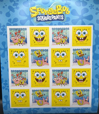 2025 USPS SpongeBob SquarePants Forever Stamp -MNH- 5 Sheets /80 pcs total picture
