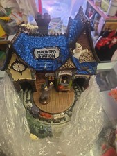 Avon Scary Village Haunted Station Halloween Train 2012, New In Box picture