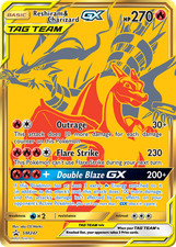 Reshiram & Charizard GX Normal SM247 Promo SM Black Star Promos EN NM picture