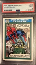 1990 Marvel Universe Doctor Doom #150 PSA 9 picture