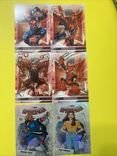 2026 Topps Marvel Neon – Spider-Verse 6 Card Lot – Spider-Man 2099, Spider-Punk picture