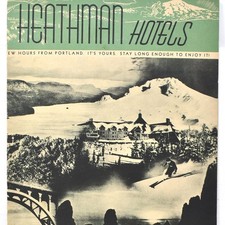 1950s The Heathman Hotel Restaurant Menu 1001 SW Broadway Portland Oregon #2 picture