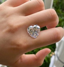 Premium 4Ct Lab-Grown CVD Diamond Heart Cut Loose Natural D Color VVS1 Certified picture