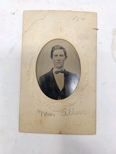 Antique American PHOTO TINTYPE- Handsome Man picture