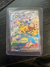 2026 Pokemon 30th Celebration Pikachu EX 149/128 SIR Full Art Holo picture