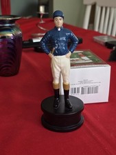 The 21 Club New York Vintg. Jockey Bottle Opener RARE Blue Jacket Mint Condition picture