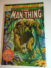 Man-Thing #1 Marvel 1974 1st Solo Series / 2nd Howard the Duck FN picture
