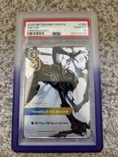 RIFTBOUND: LEAGUE OF LEGENDS OGN-ORIGINS VIKTOR - HERALD OF THE ARCANE PSA 10 picture