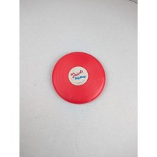 Vintage Frisch’s Big Boy Mini Red Flying Disc Frisbee Advertising Toy picture