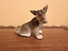 Vtg  Scottish Terrier Dog small Figurine Japan Porcelain picture