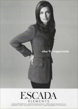 vintage ESCADA 1-Page PRINT AD 1995 Paulina Porizkova in suit PRETTY WOMAN picture