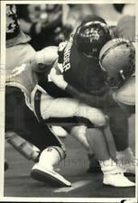 1984 Press Photo Henninger High School Football Fullback John Carni in Game picture