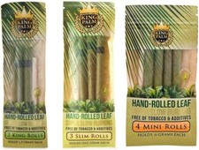 King Palm | Natural | Variety Bundle | Mini 4pk, Slim 3pk, King 2pk | 9 Rolls picture