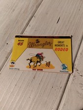 Vtg Wrangler Great Moments In Rodeo 1963 Comic Book Bull Riding Steer Wrestling  picture