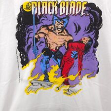Vtg 80s Marvel X-Men Wolverine Black Blade T-Shirt L Large 1989 90s NOS White picture