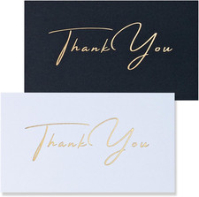 Small Thank You Cards Bulk, 100-Pack Mini Thank You picture