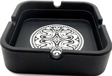 Gov’t Mule Silicone Ashtray Dose Logo Black 3” Square Jam Band Merch New picture