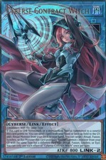 Cyberse Contract Witch (Extended Art) 1st Edition Ultra Rare Magnificent Monster picture