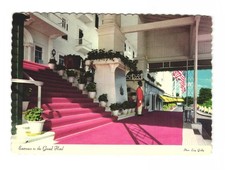 Entrance to the Grand Hotel vintage postcard unposted picture