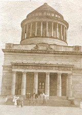 CIVIL WAR GEN. GRANT & HIS WIFE'S TOMB RIVERSIDE DR. NEW YORK CITY 1910's PHOTO picture