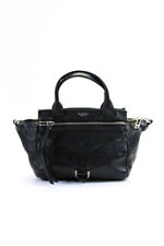 Botkier Women's Leather Zip Closure Detachable Strap Crossbody Bag Black picture