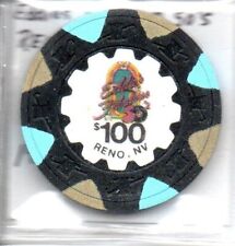 Eddie's Fabulous 50's Casino 1980 Reno Nevada 100 Dollar Gaming Chip as pictured picture