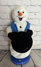 Gemmy Snowflake Spinning Snowman *See Video* Singing Snow Miser  picture