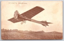Leon Levavasseur's Antoinette III Monoplane~French Pioneer Aircraft~c1908 PC picture