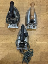 Vintage Electric Irons Lot Westinghouse Hotpoint Universal 3 Irons picture